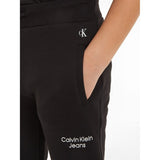 Calvin Klein Ckj Stack Logo Sweatpants Ck Black 3