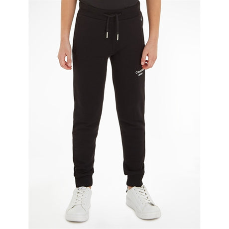 Calvin Klein Ckj Stack Logo Sweatpants Ck Black 2