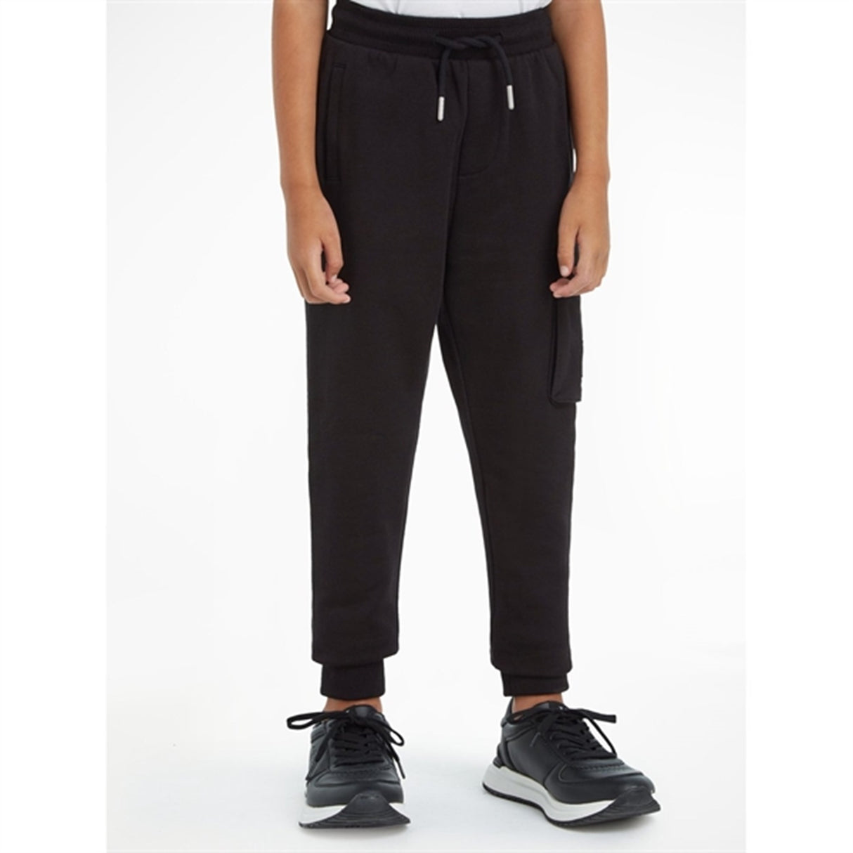 Calvin Klein Badge Cargo Sweatpant Ck Black 2