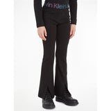 Calvin Klein Punto Tape Flare Pants Ck Black 2