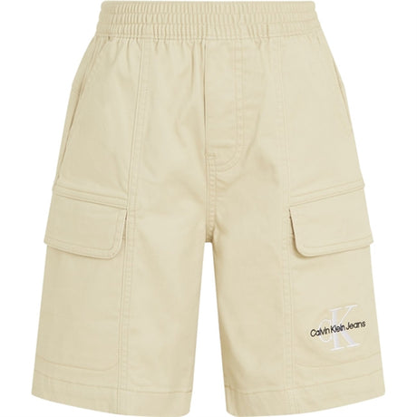 Calvin Klein Sateen Cargo Shorts Green Haze