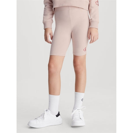 Calvin Klein CK Logo Cycling Shorts Sepia Rose 2