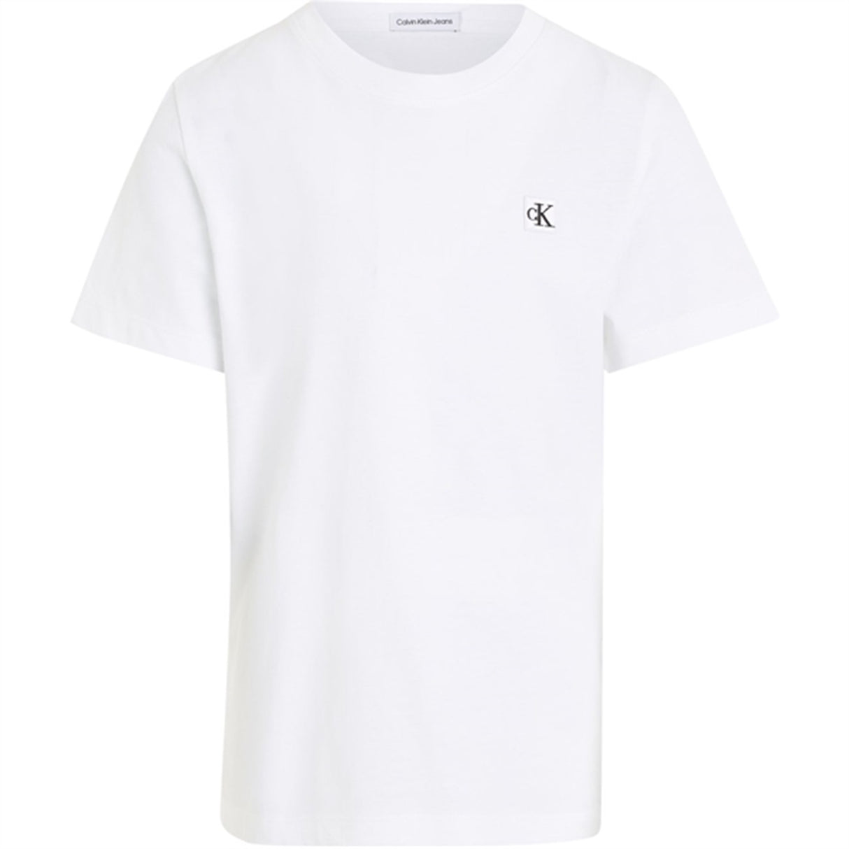 Calvin Klein Monogram Mini Badge T-Shirt Bright White