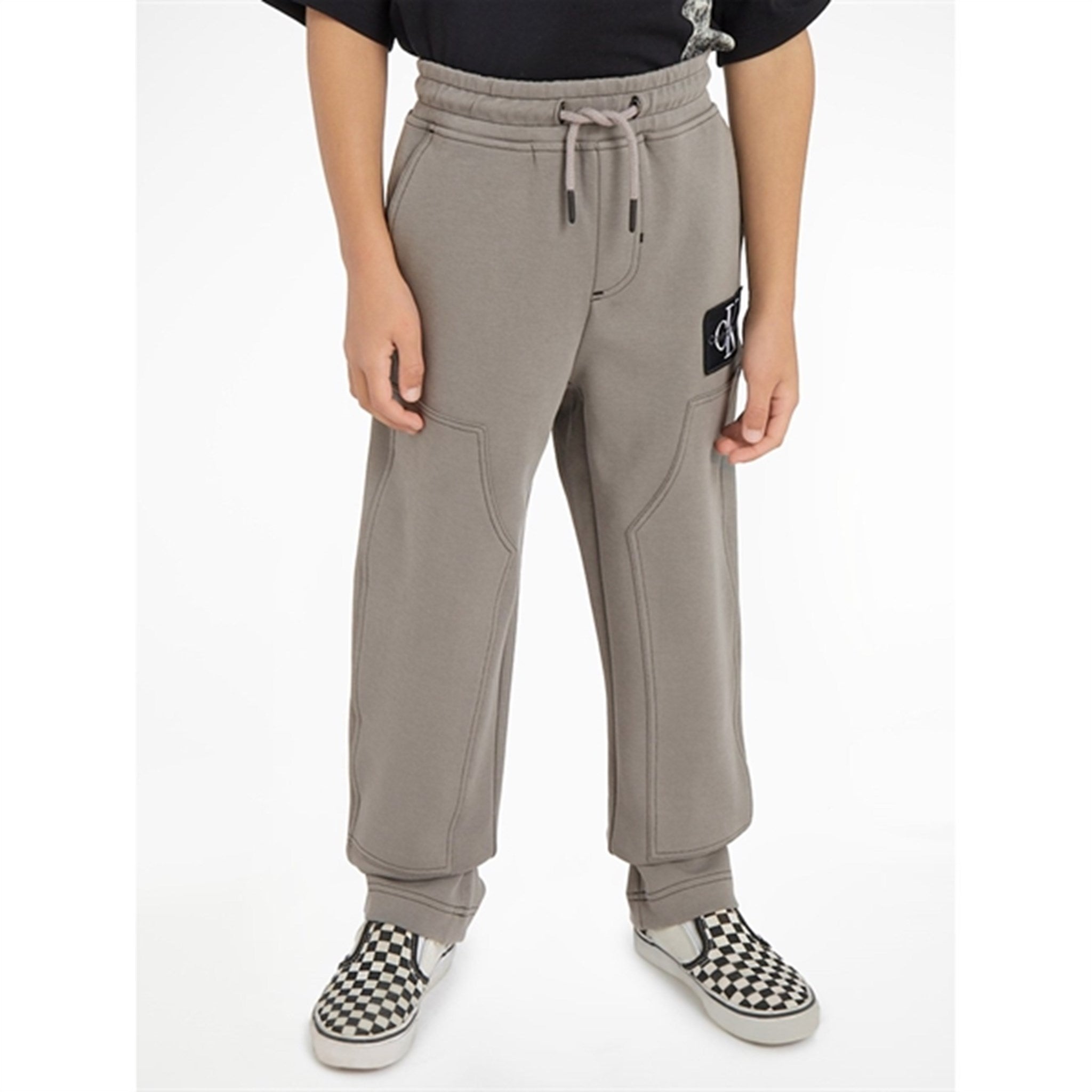 Calvin Klein Silk Spacer Workwear Sweatpants Brushed Nickel 2