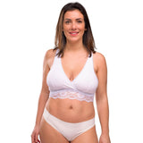 Carriwell Crossover Sleeping And Nursing Bra White 8