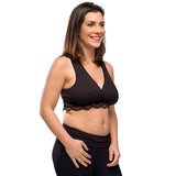 Carriwell Crossover Sleeping And Nursing Bra Black