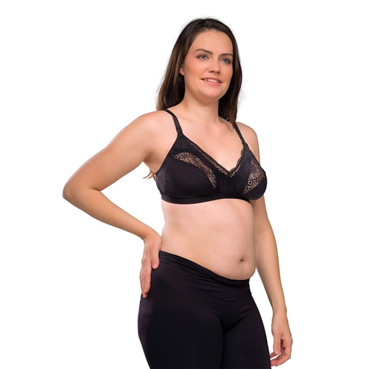 Carriwell Soft as Silk Nursing Bra Black 8