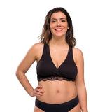 Carriwell Crossover Sleeping And Nursing Bra Black