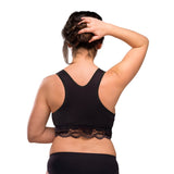 Carriwell Crossover Sleeping And Nursing Bra Black