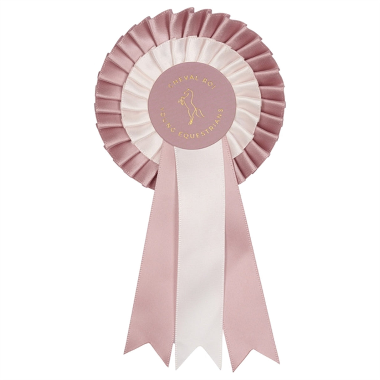 Cheval Roi Rosette Award Ribbon Antique Rose