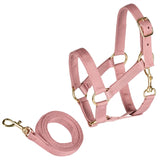 Cheval Roi Halter & Lead Antique Rose