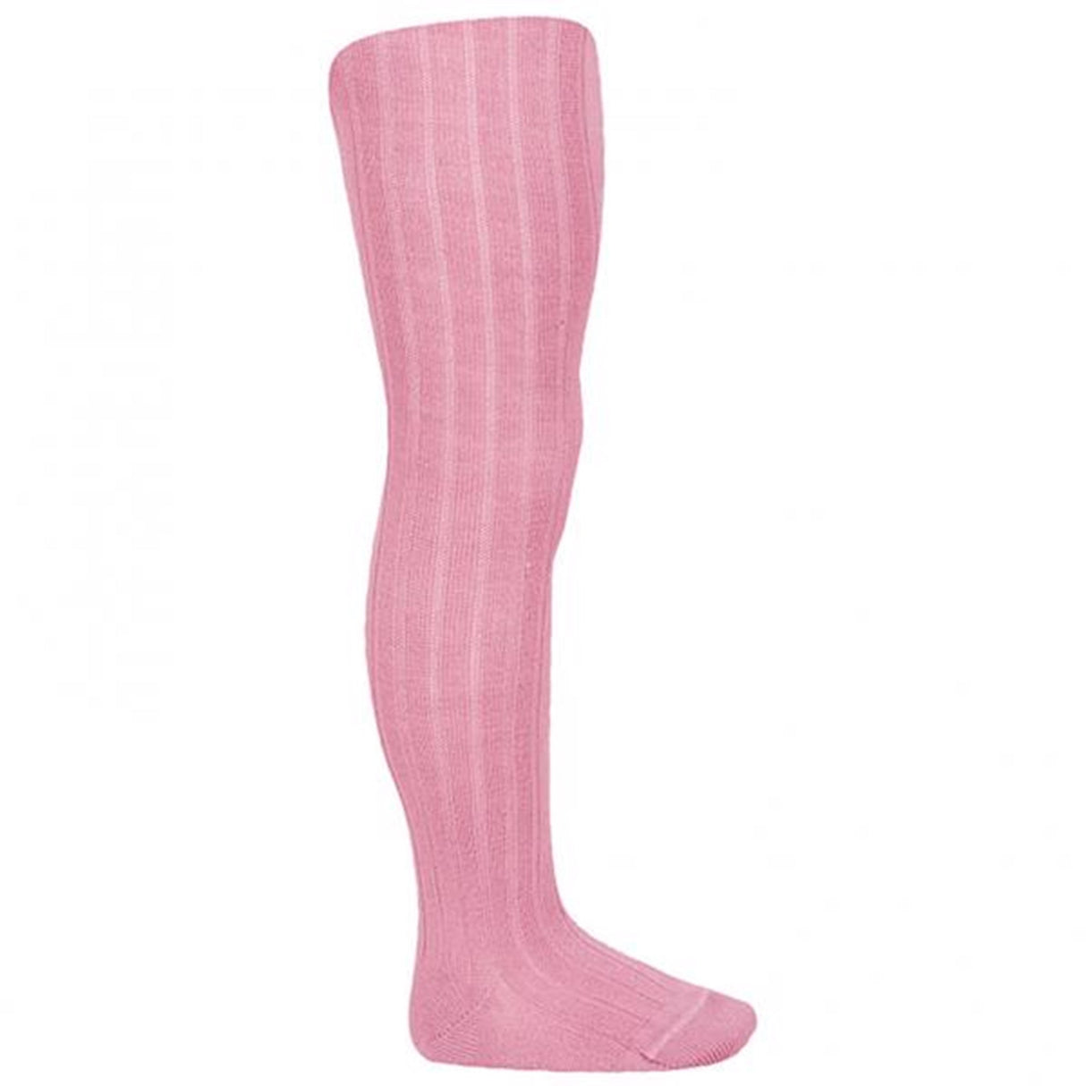 Cóndor Tights Wool Rib Rosa Palo