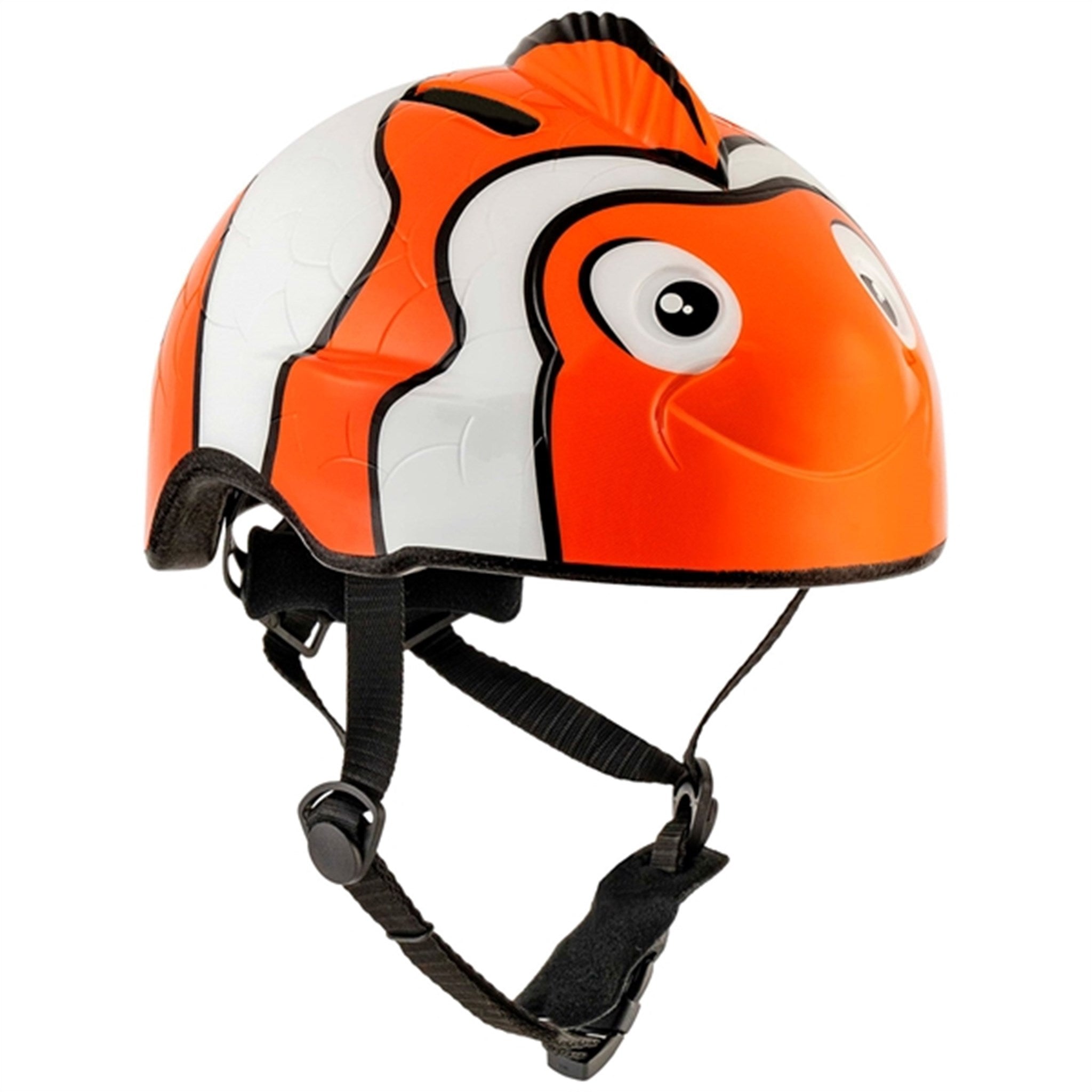 Crazy Safety Fish Bicycle Helmet Orange
