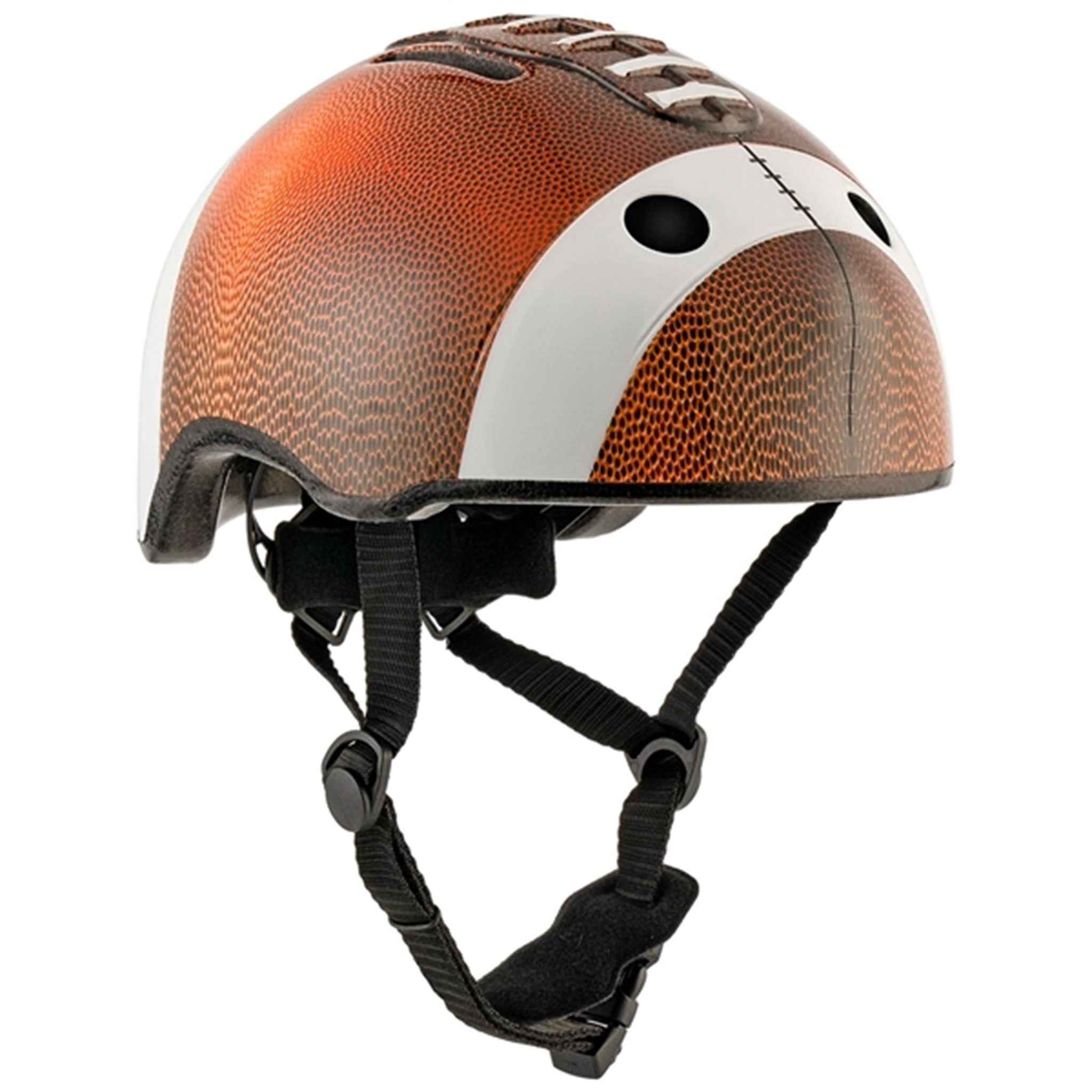 Crazy Safety Football Bicycle Helmet Brown