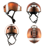 Crazy Safety Football Bicycle Helmet Brown