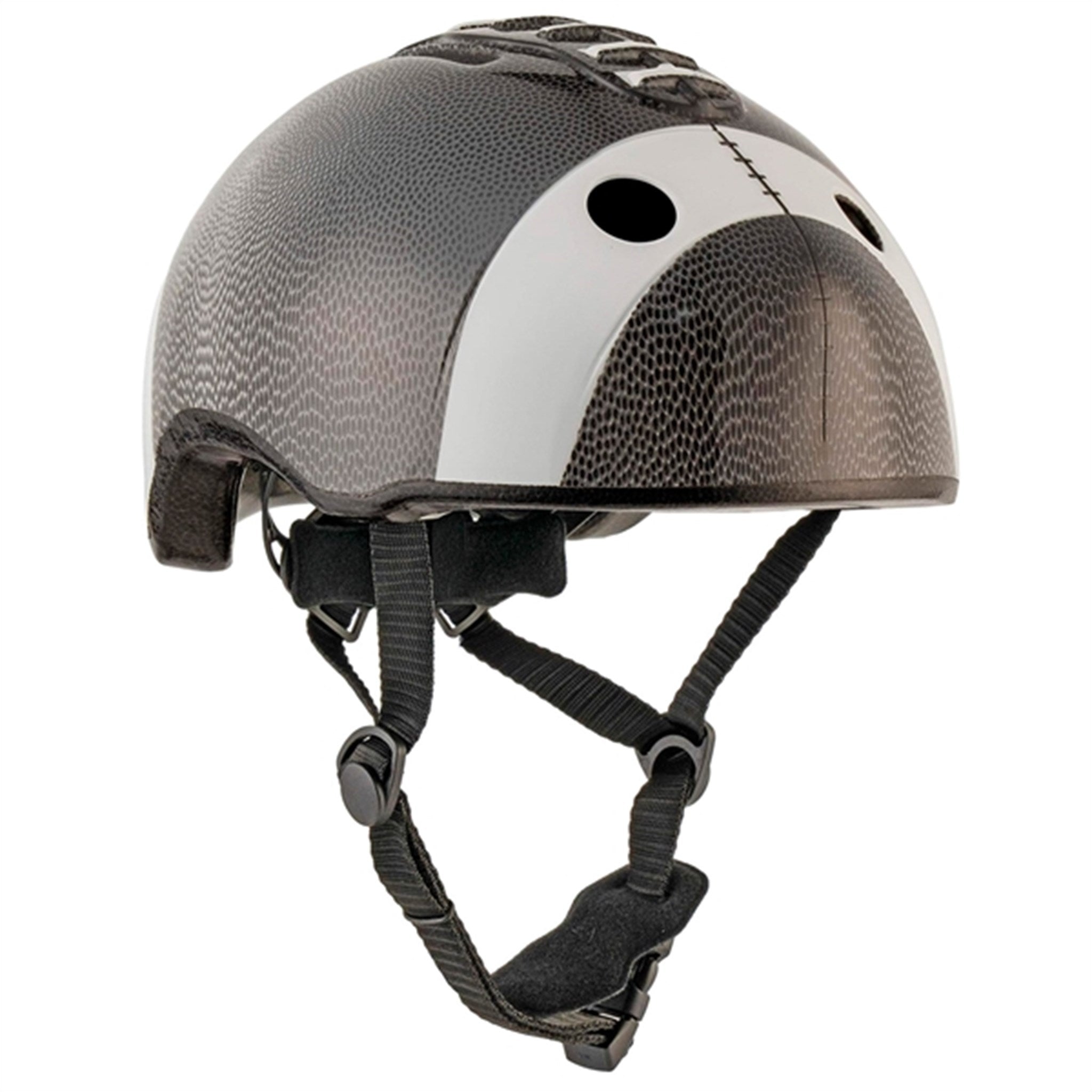 Crazy Safety Football Bicycle Helmet Black