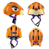 Crazy Safety Chipmunk Bicycle Helmet Brown