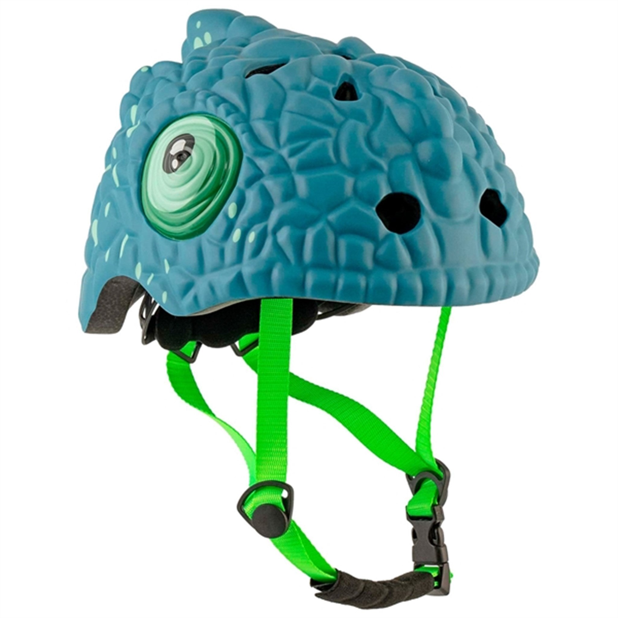 Crazy Safety Chameleon Bicycle Helmet Dark Blue