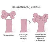 Bow's by Stær Christening Ribbon Satin w. Souble Bow Golden Brown