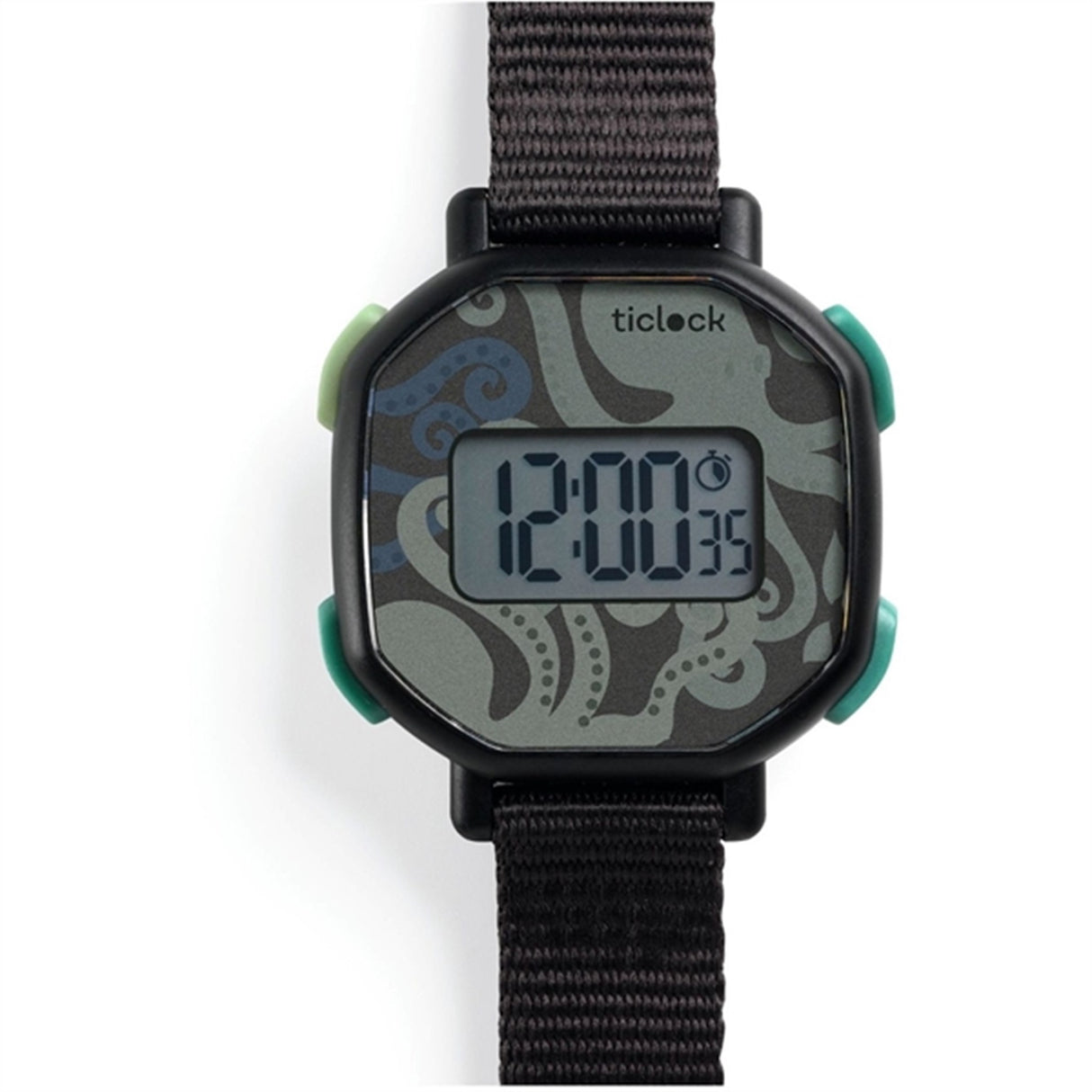 Djeco Ticlock Digital Watch Black Octopus 2