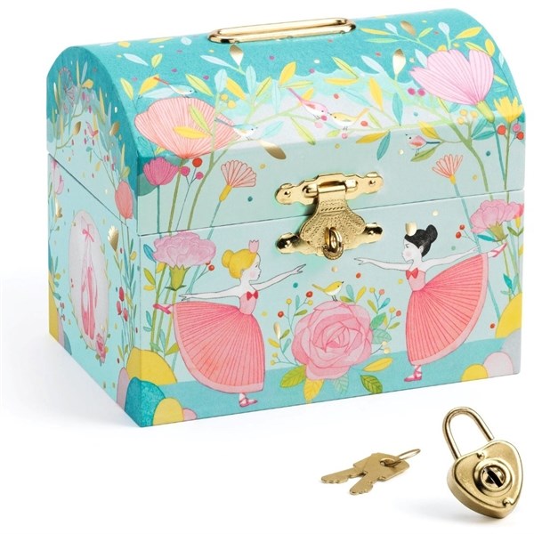 Djeco Money Box with Ballerina and Lock