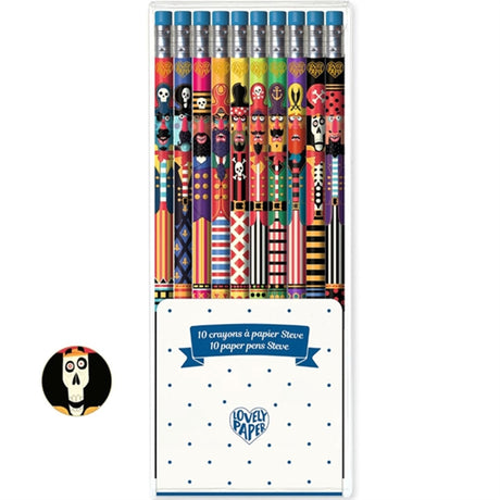 Djeco Lovely Paper 10 Pencils Steve