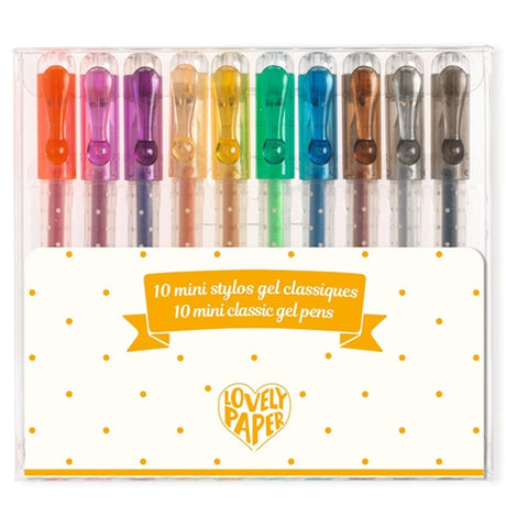 Djeco Lovely Paper 10 Mini Gel Pen Classic