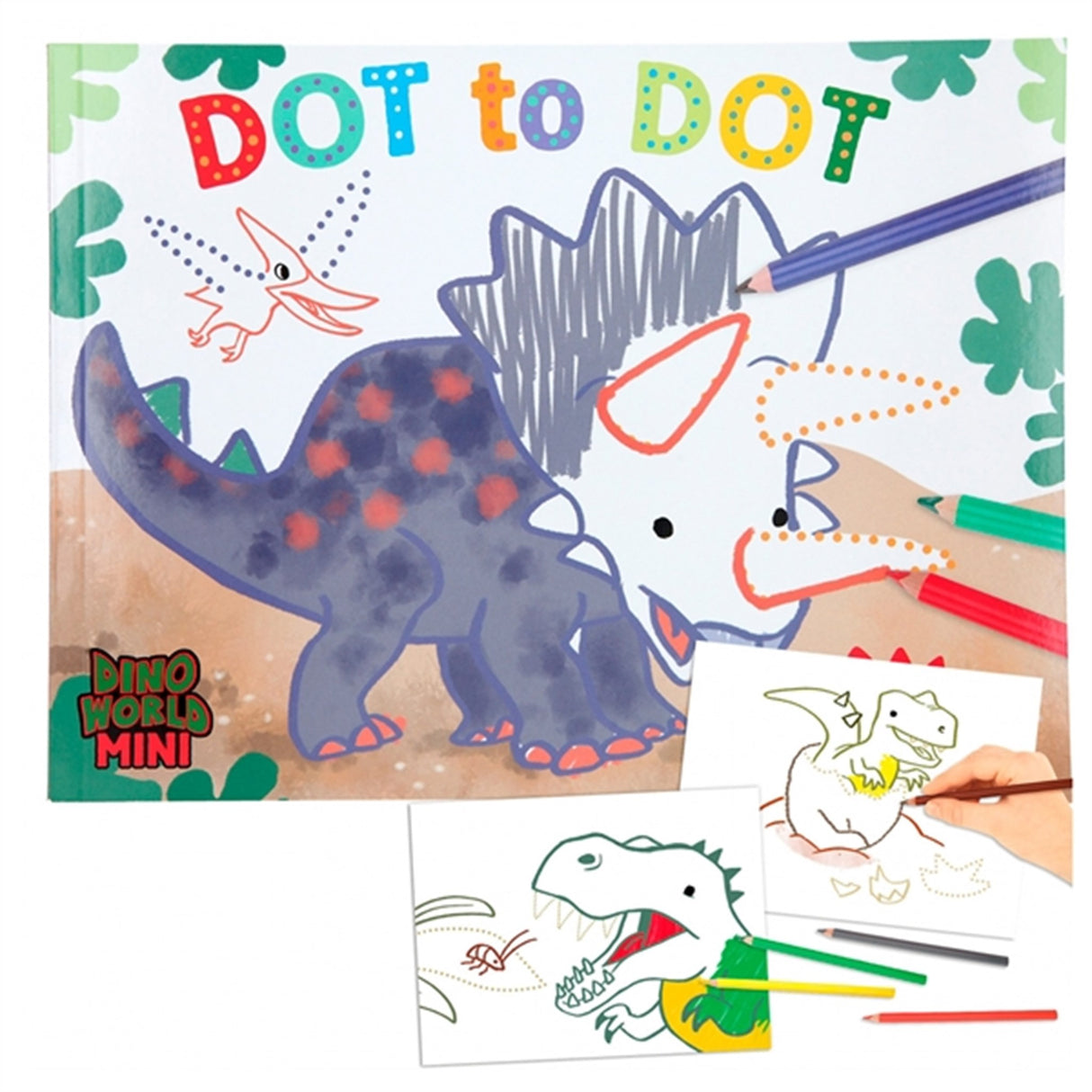 Dino World Connect the Dots Drawing Book Mini Dino