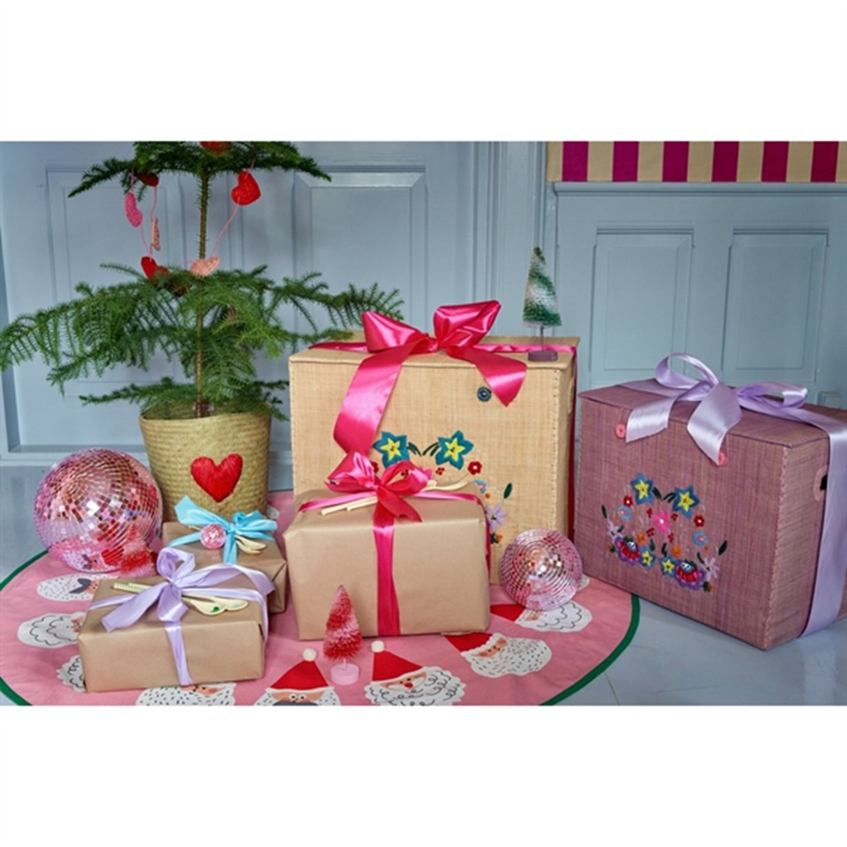 RICE Soft Pink Large Disco Ball