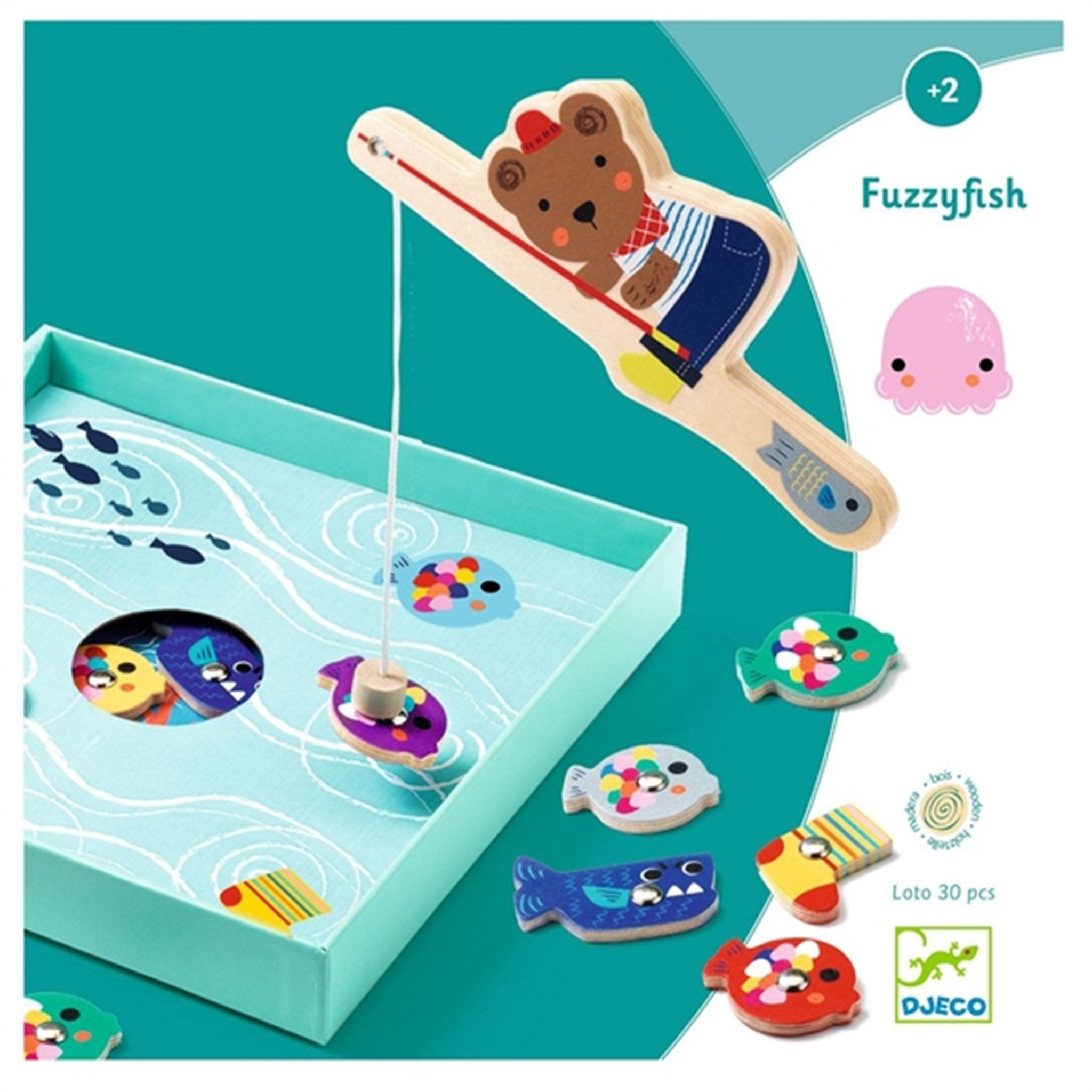 Djeco Fishing Game Fuzzyfish 2