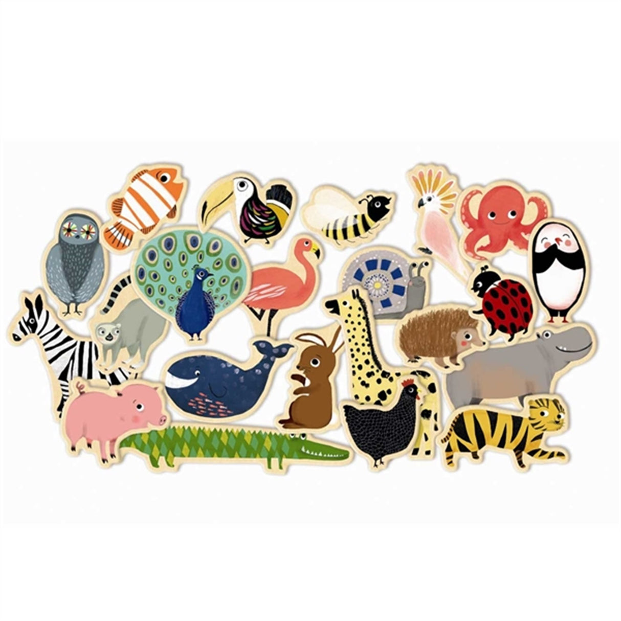 Djeco Wooden Magnetic Animal