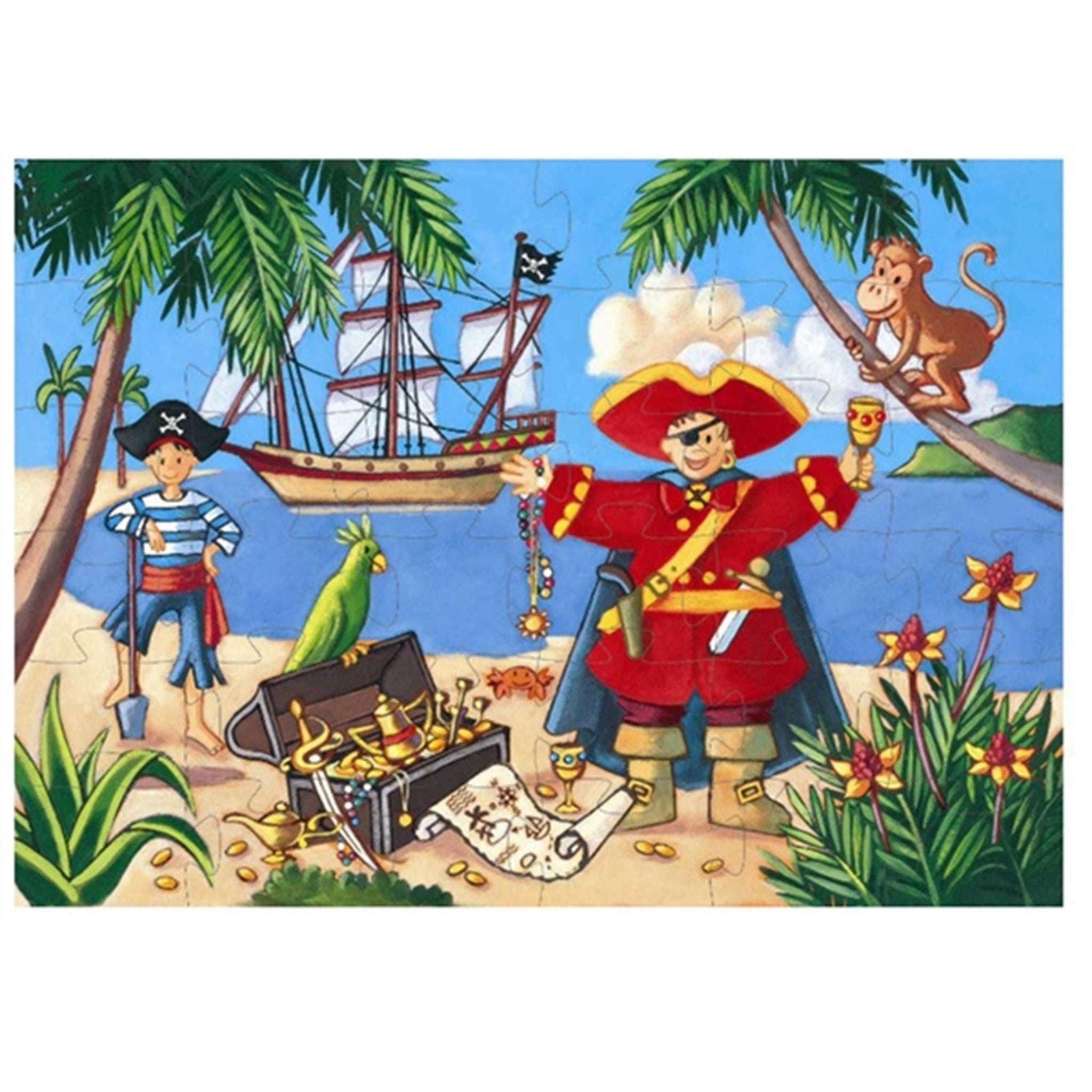 Djeco Puzzle Pirat 2