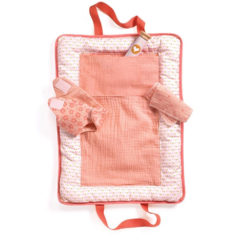 Djeco Pomea Changing Bag Pink Peak