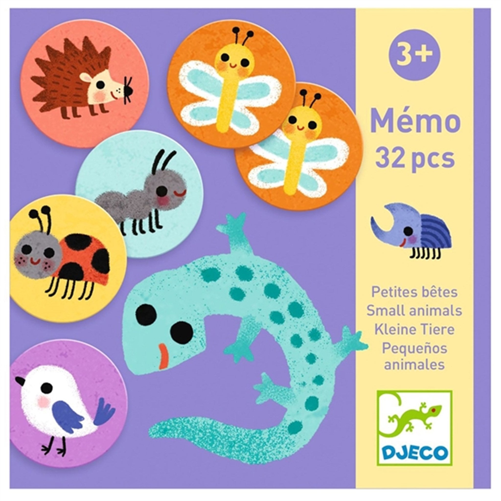Djeco Learning Game Memo Small Animals