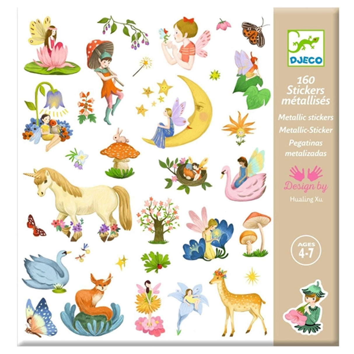 Djeco Stickers Fairies and Magic