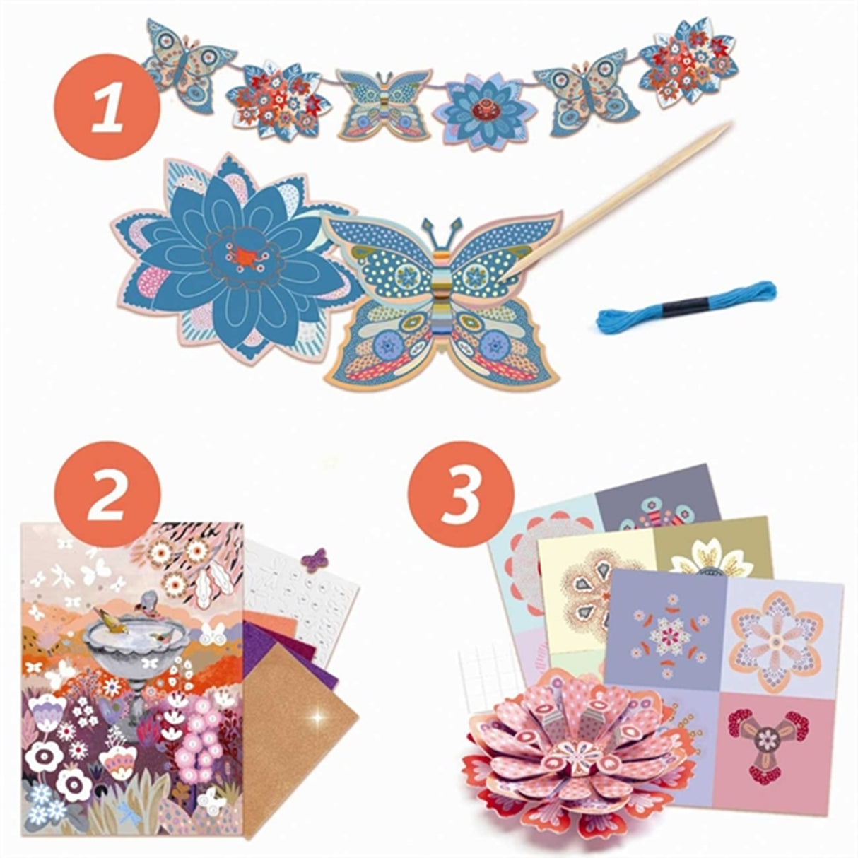 Djeco Creative Box - Flowergarden 2