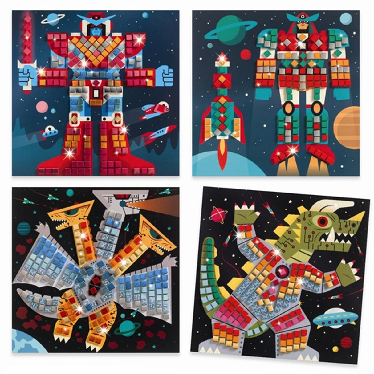 Djeco Mosaic Sets Space Battle 3