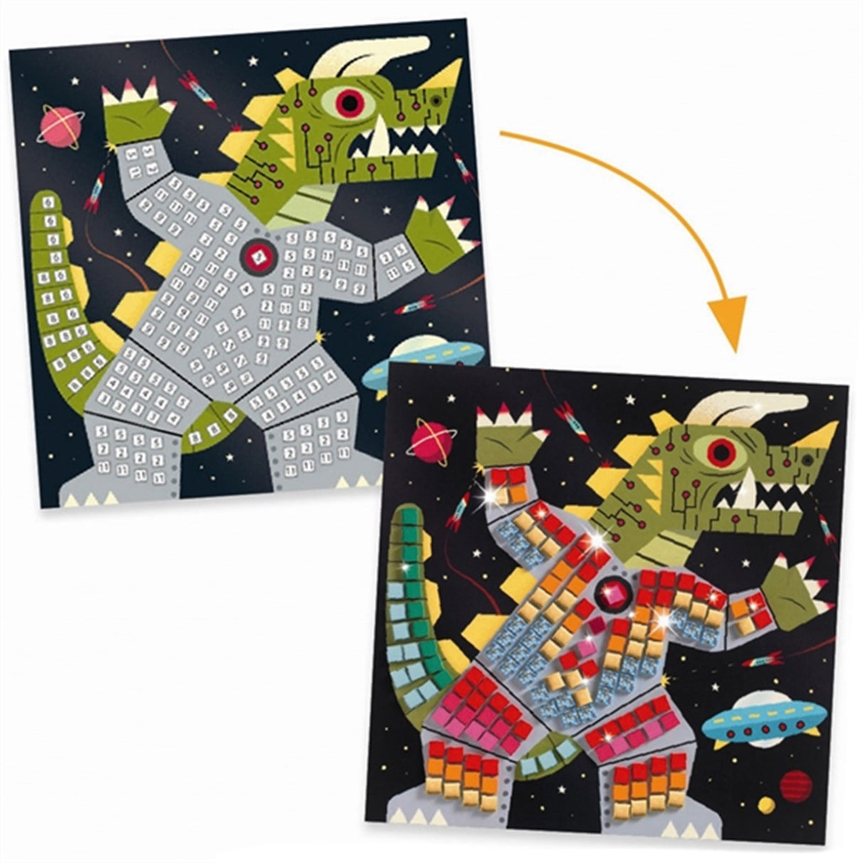 Djeco Mosaic Sets Space Battle 4