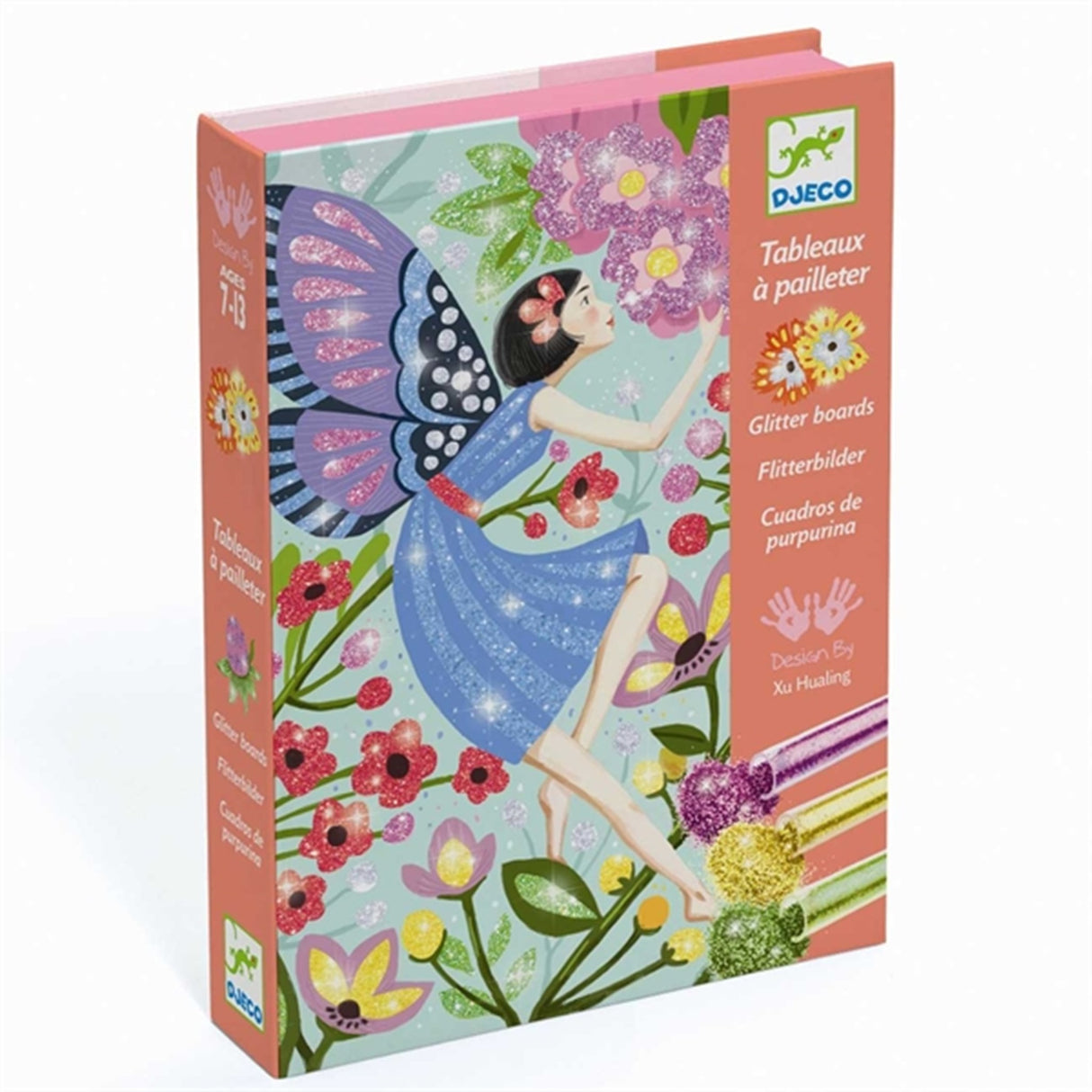 Djeco Creative Box Glittercards - Fairies