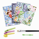 Djeco Creative Box Glittercards - Fairies 3