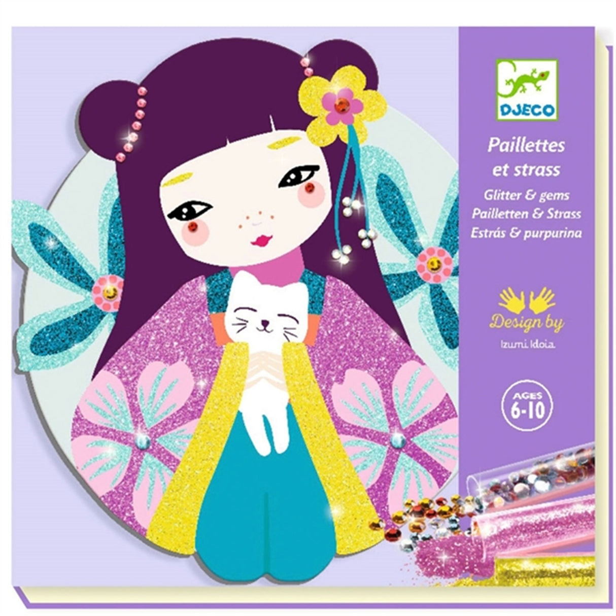 Djeco Creative Glitter Onnanoko