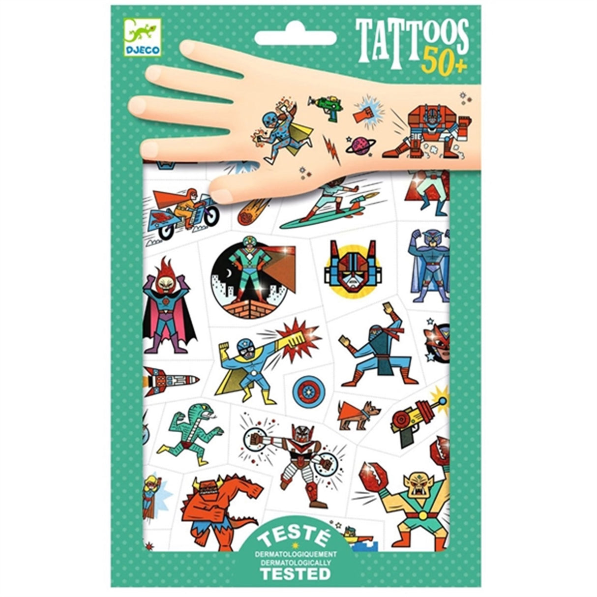 Djeco Tattoos Heroes