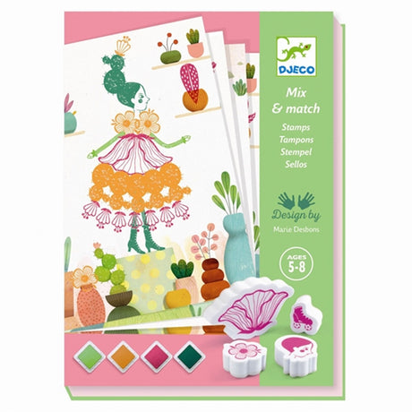 Djeco Creative Stamps Flowers