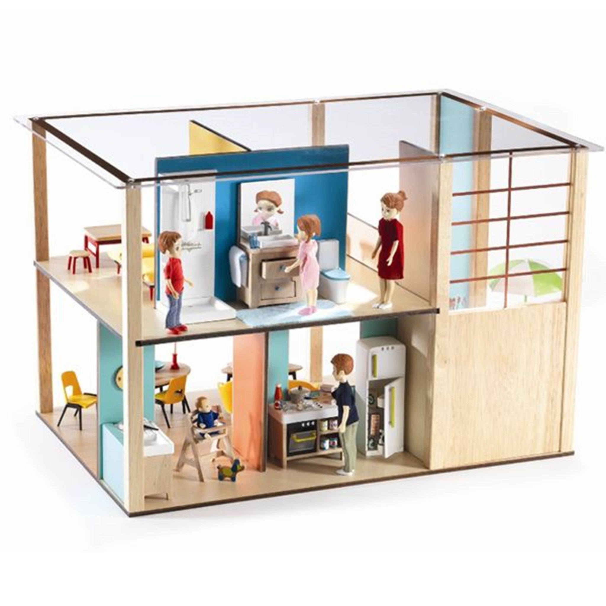 Djeco Petit Home Doll House Large 3