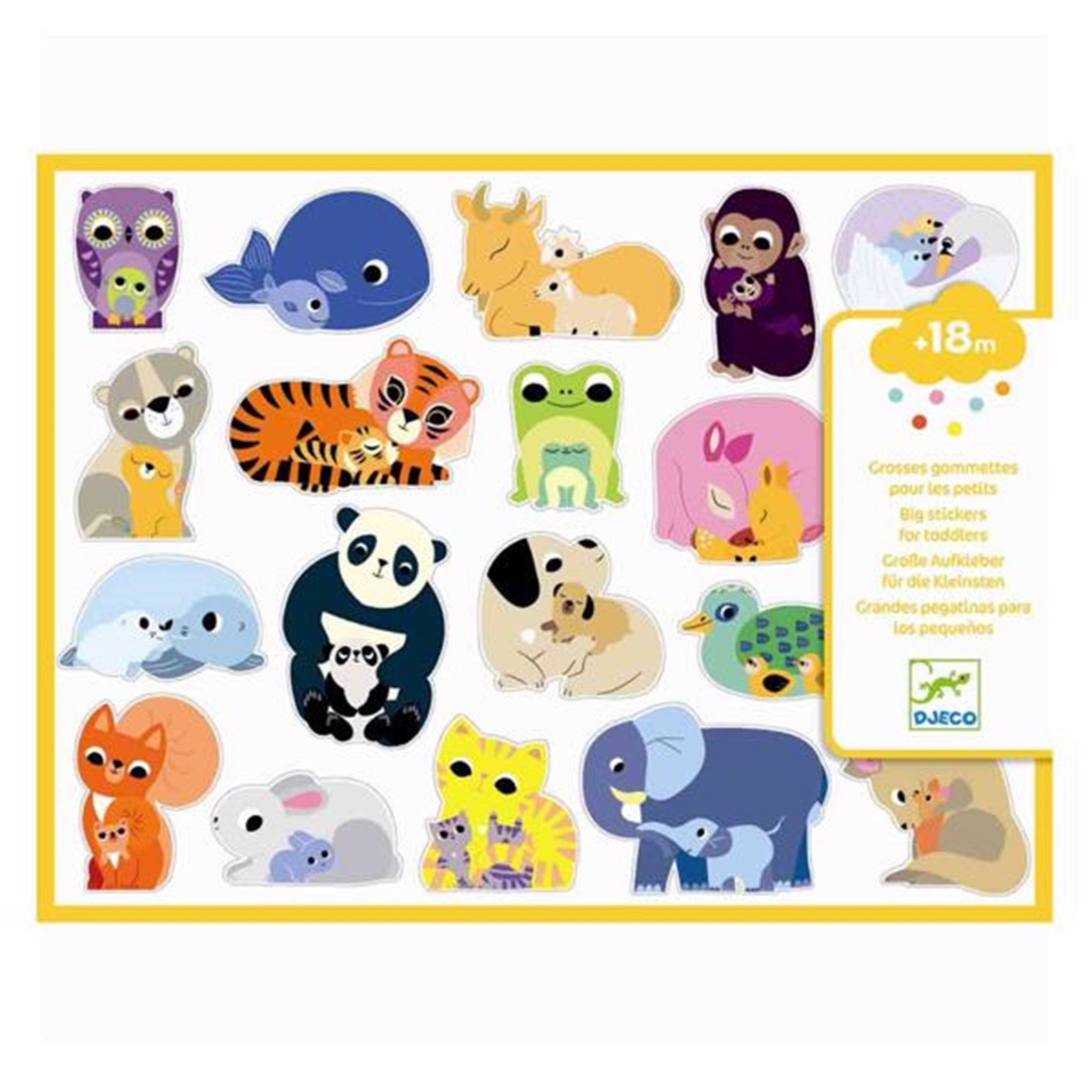 Djeco Stickers for Toddlers Mothers and Babies