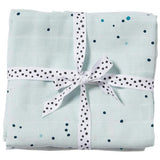 Done by Deer Burb Cloth 2-pack Dreamy Dots Blue