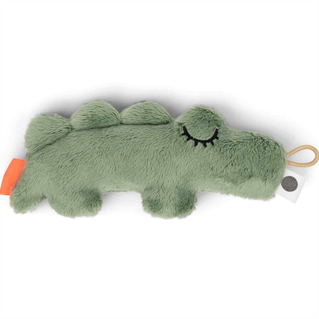 Done by Deer Tiny Sensory Rattle Croco Green