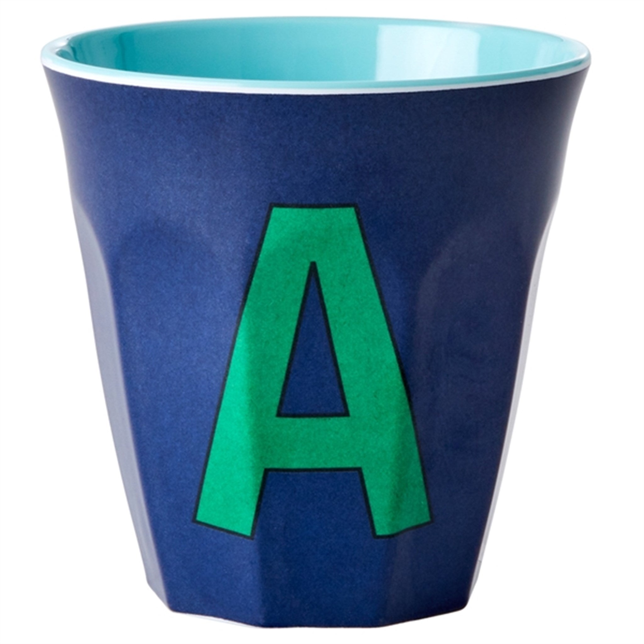 RICE Bluish Colors Melamin Alphabet Cup 2