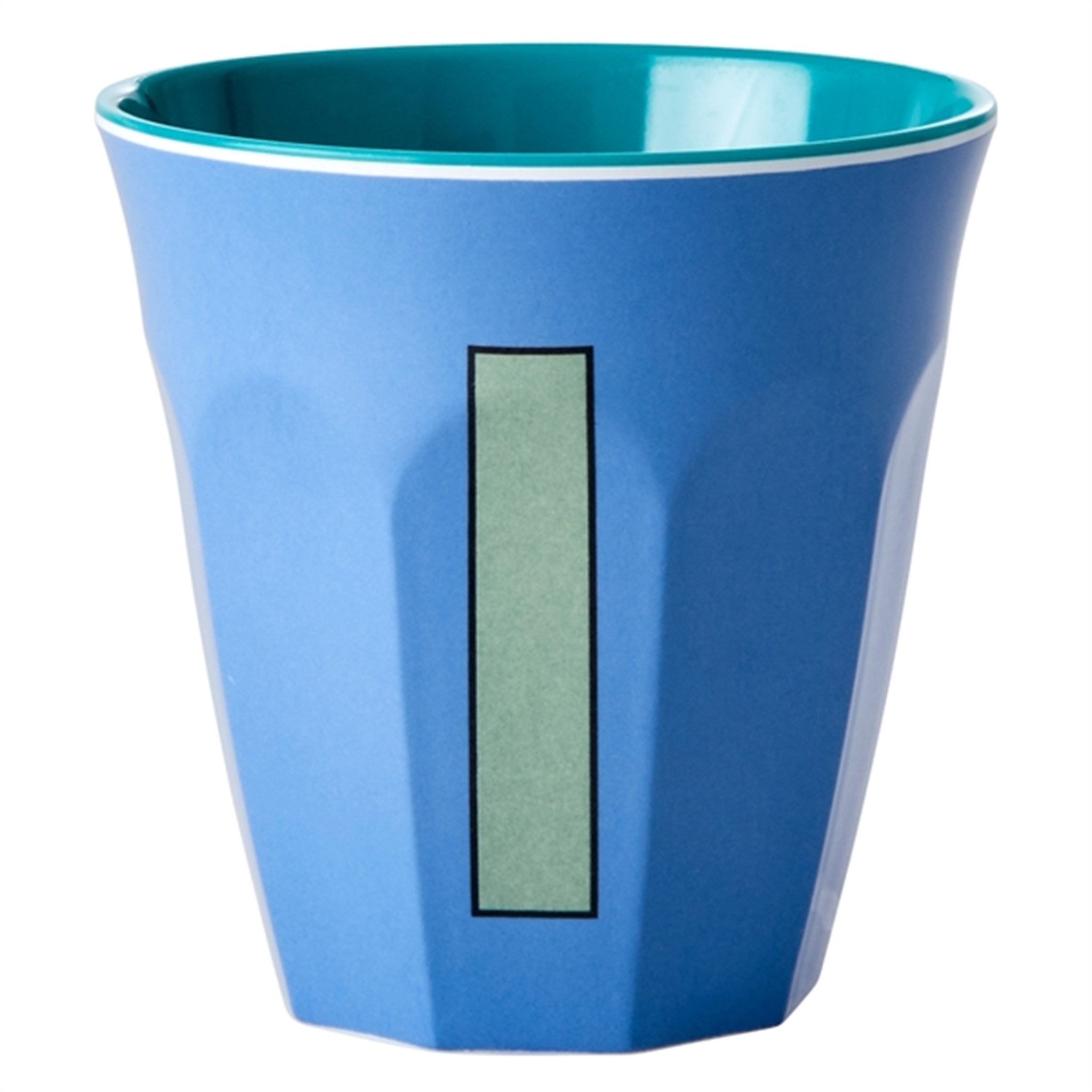 RICE Bluish Colors Melamin Alphabet Cup 8