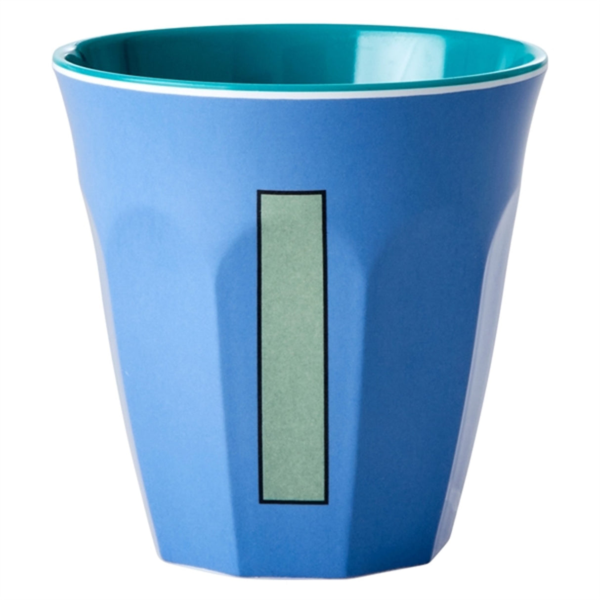 RICE Bluish Colors Melamin Alphabet Cup